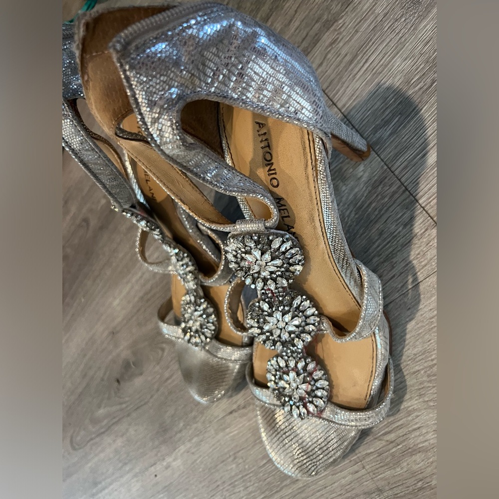 Antonio Milani, Crystal shoes size 9 1/2
